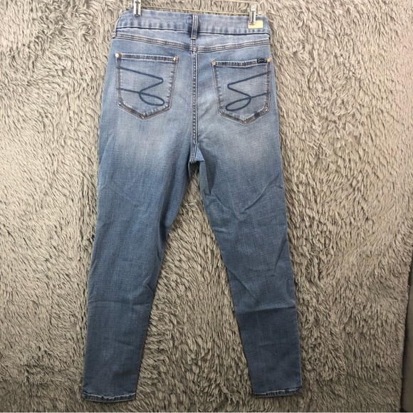 Seven7 Jeans Womens Size 14 Distressed Skinny - Picture 1 of 13